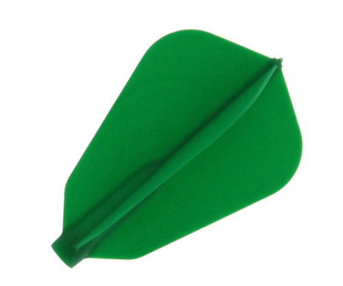 Cosmo Darts 6 Pack Fit Flight - F-Shape Dart Flight (Green)