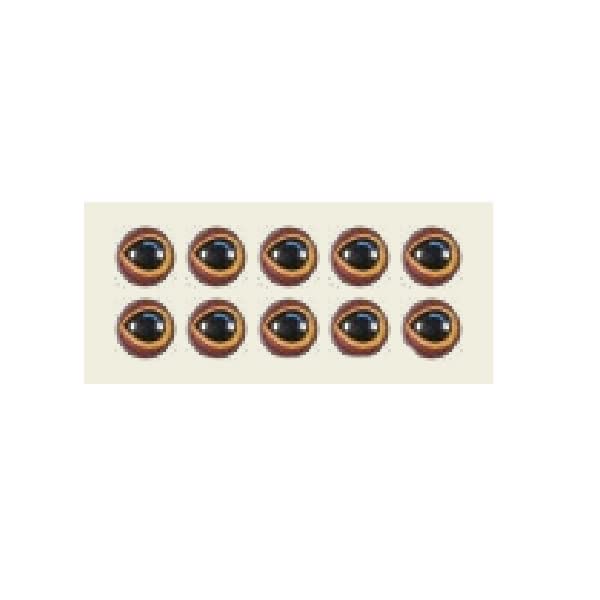 Kahara Japan KJ Real Eye φ0.2 inches (4.5 mm), Real Eye Left Eye