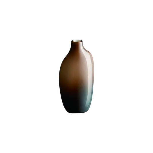 KINTO 26057 Flower Base, Brown, W2.8 x D2.2 x H5.9 inches (70 x 55 x 150 mm), SACCO Glass 03