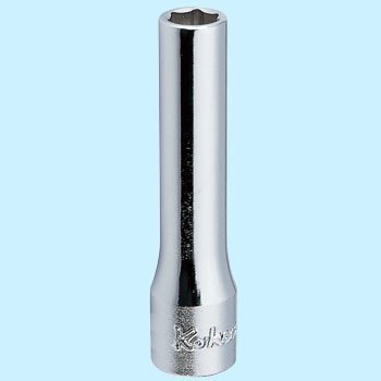Chrome 6 Point Deep Socket, 1/4" Drive, Ko-ken USA