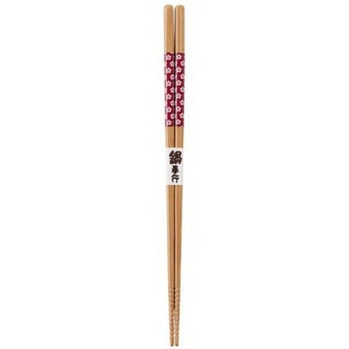 Ishida 26136 Chopsticks, Twisted Plum, Red, 10.8 inches (27.5 cm), Made in Japan