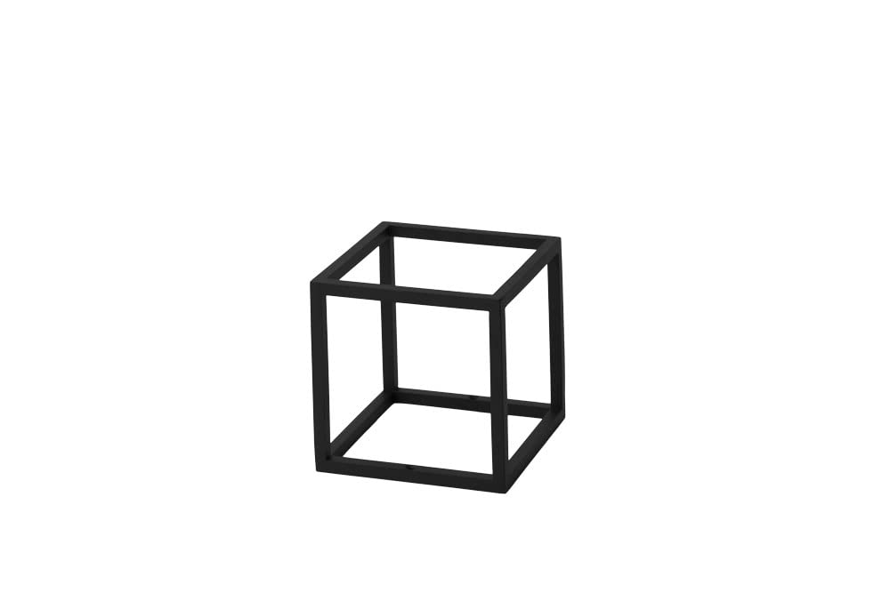 Katzden Steel Artwork CUBO Cubo, Small, Matte Black