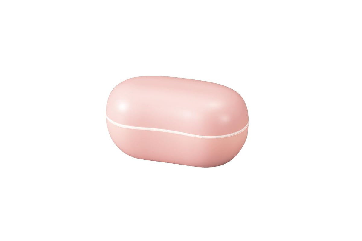 Tatsumiya 30489 Quick Washable Lunch Box, Pink Beans
