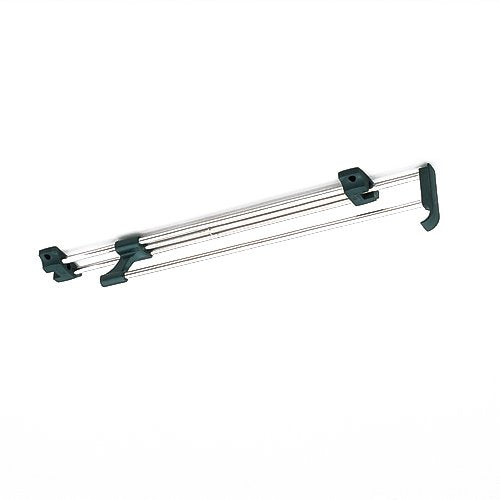 Lamp 20134 Wh Extension Wh-450 Hanger Rod-Steel Nickel/Retainer Guide-Polyamide(Pa) Black Satin