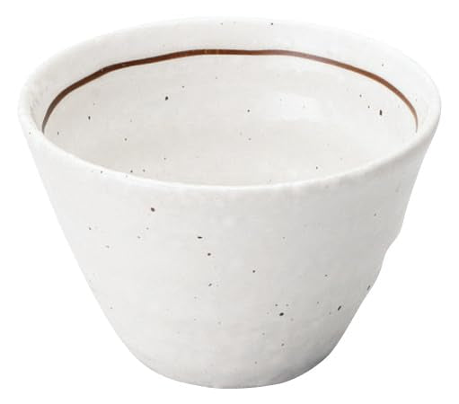 Hanaden Koyo 53122070 Koyo Pottery Kohiki Line Ripple Bowl, Small, Japanese Tableware, Mino Ware, Dishwasher Safe, Made in Japan