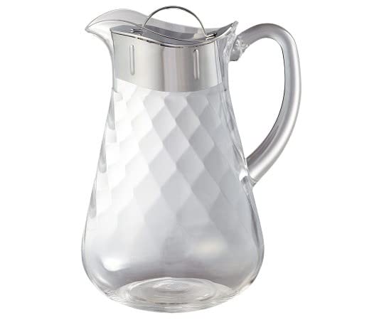Sanho Sangyo 03030163 Pitcher, Clear, ST.ST 6.8 fl oz (1900 cc), Pitcher A ST.ST Lid