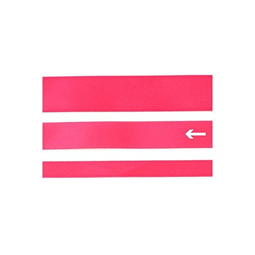 cotta 79650 Double Sided Satin Ribbon, No.159, Passion Fruit, 0.6 inches (16 mm) x 66.6 ft (20 m)