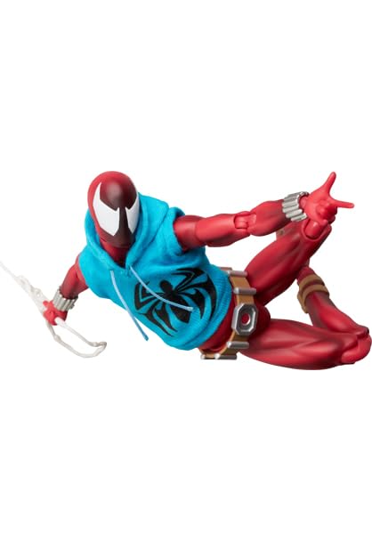 Medicom Toy (MEDICOM TOY) MAFEX Mafex No.268 Scarlet Spider (Comic Ver.) Ver. 2.0, Approximately 155mm in Height, Non-scale, Painted Action Figure
