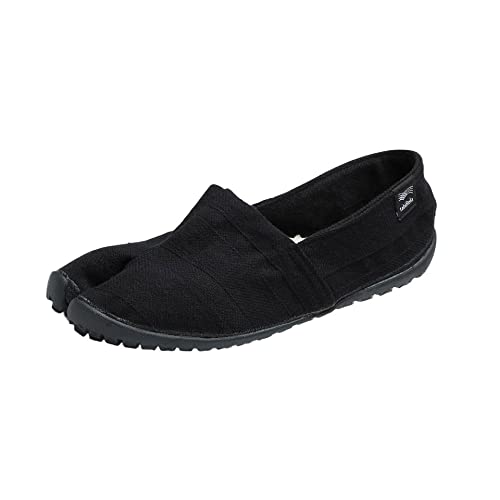 Margo TBR-008 Flat Shoes, TabiRela Bunions, Espadrilles - black