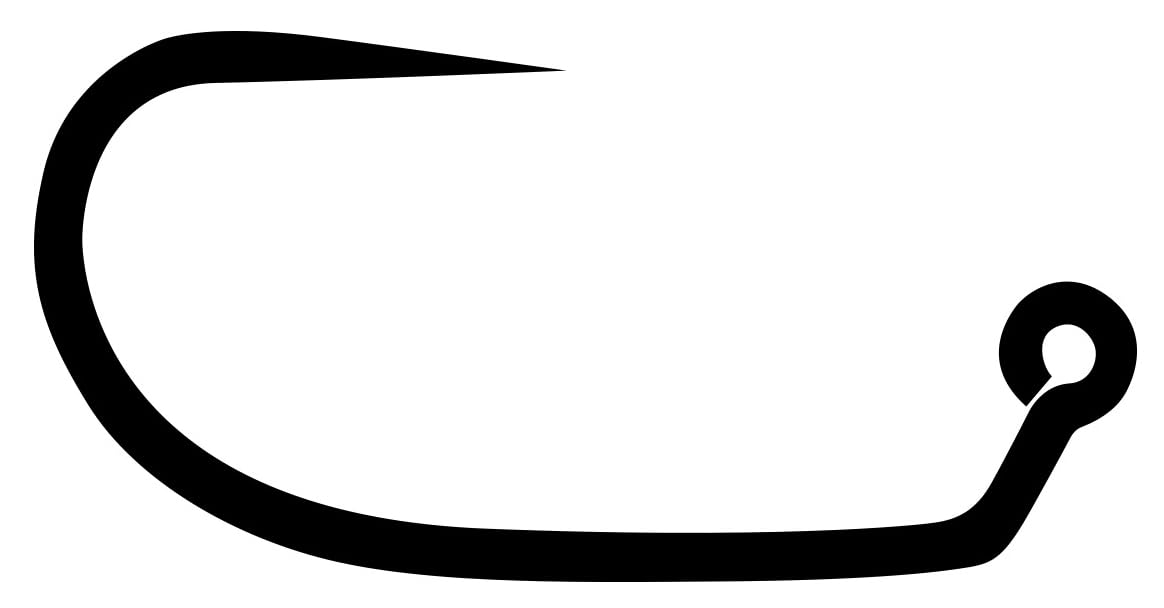 TIEMCO TMC403BLJ Fly Hook, Small Pack, No. 8, Black Nickel