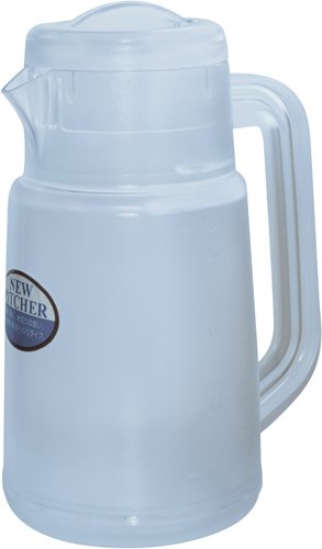 Ajido Yamaken Kogyo New Pitcher, 2.2 Liter, Clear