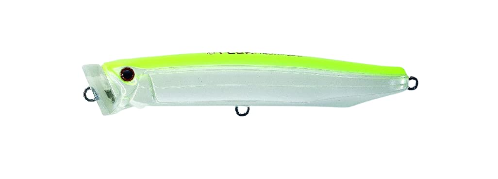 TackleHouse CFP100 Popper Contact Feed Popper 3.9 inches (100 mm) 0.8 oz (22 g) Pearl Chart #15