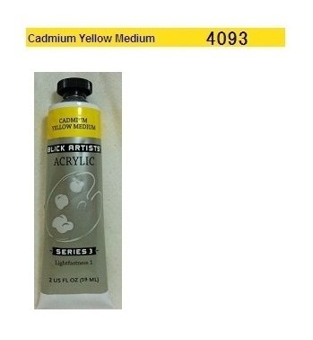 Blick Artists' Acrylic, Cadmium Yellow Medium , 2 oz