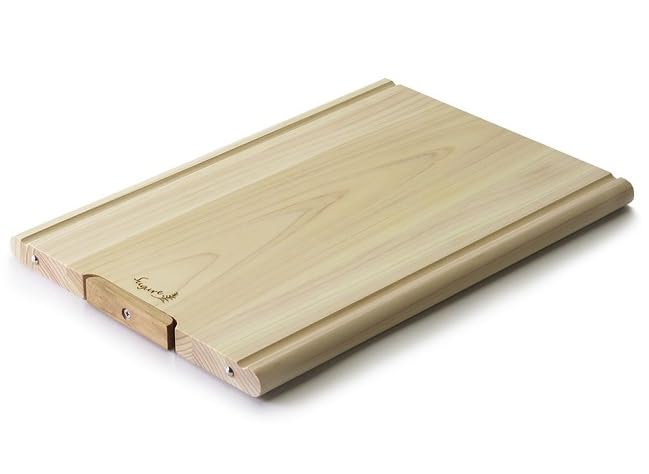 Tosa Ryu SR-006 Sugure Cutting Board with Stand, Natural, S