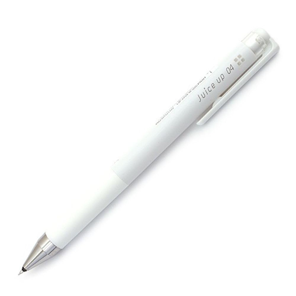 Pilot Knock Gel Ink Extra Fine Ballpoint Pen, Juice Up 04, White (LJP-20S4-W)