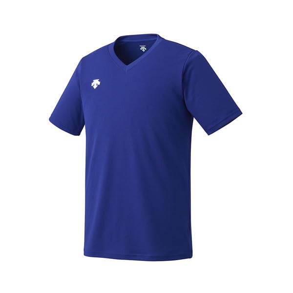 Descente DSS-4321 Volleyball Unisex V-Neck Short Sleeve Game Shirt, Droy(dss-4321b), Small