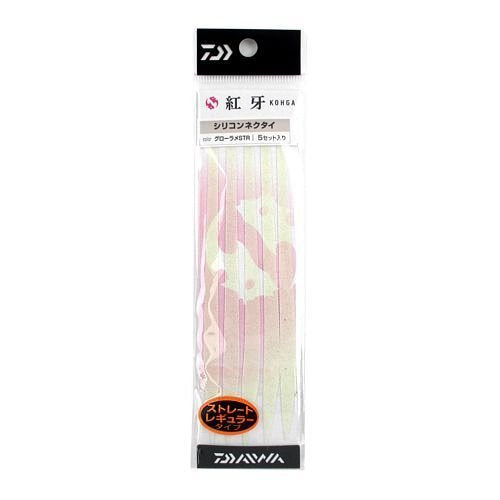 Daiwa Tairaba Silicone Necktie Red Fang Glow Lamé Straight Regular