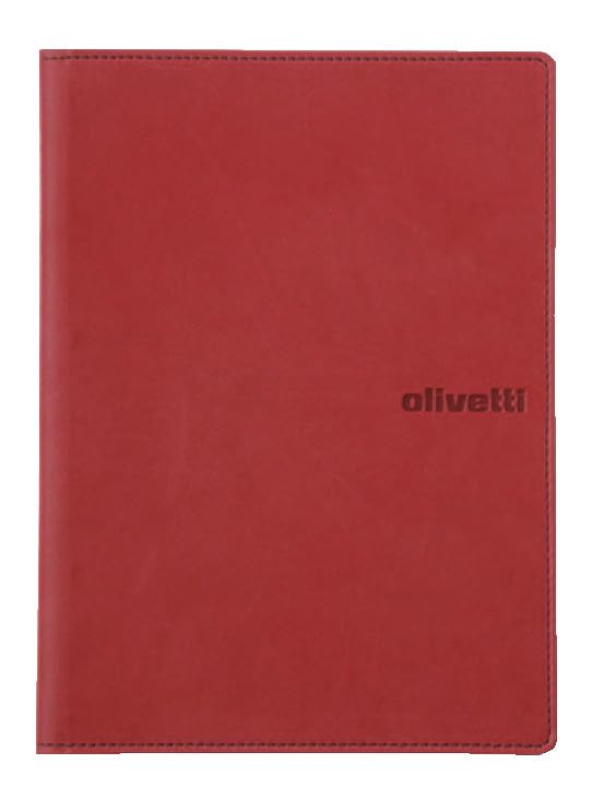 olivetti N-OLIV-B5-R Notepad Holder, Red