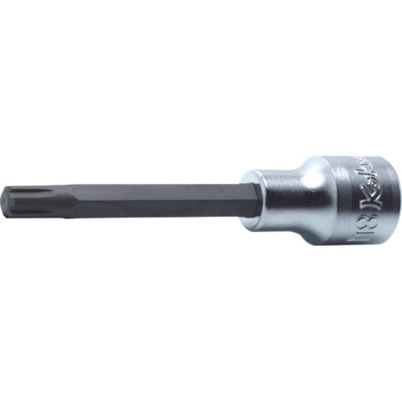 Ko-ken 4027.100-M12 1/2 Sq. Dr. Bit Socket Ribe-CV M12 Length 100mm