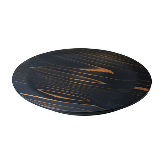 Sugi Wood Plate – Black Finish (Small)