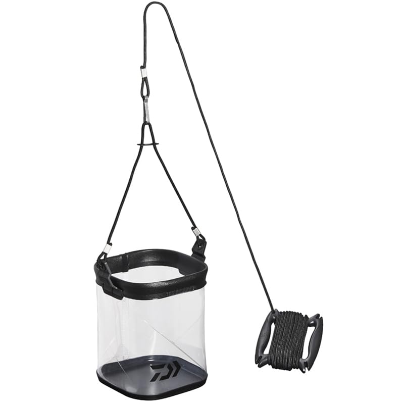 DAIWA Water Bucket S17(K), Clear Black