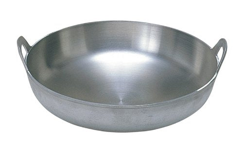 ナカオ Aluminum Imono Frying Pan, 15.4 inches (39 cm), Plate Thickness: 0.1 inches (2.5 mm)