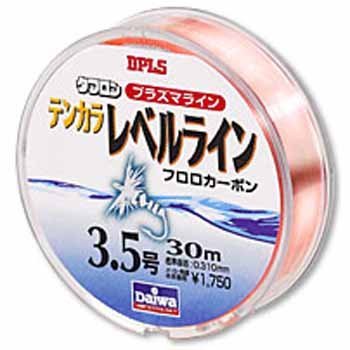 Daiwa Fluoro Line Toughlon Tenkara Level Line, No. 3, 98.4 ft (30 m), Pink