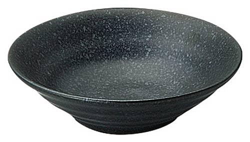 Koyo 53131059 Koyo Pottery, Black Ocean, Ripple, 3.5 Pots, Japanese Tableware, Mino Ware, Dishwasher Safe, Made in Japan