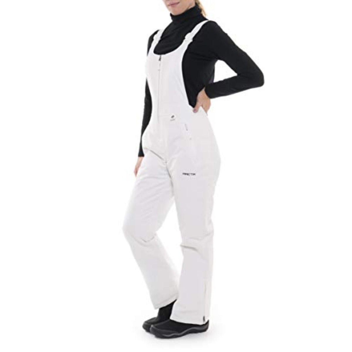 Arctix Women's Essential Insulated Bib Overalls, White, X-Small