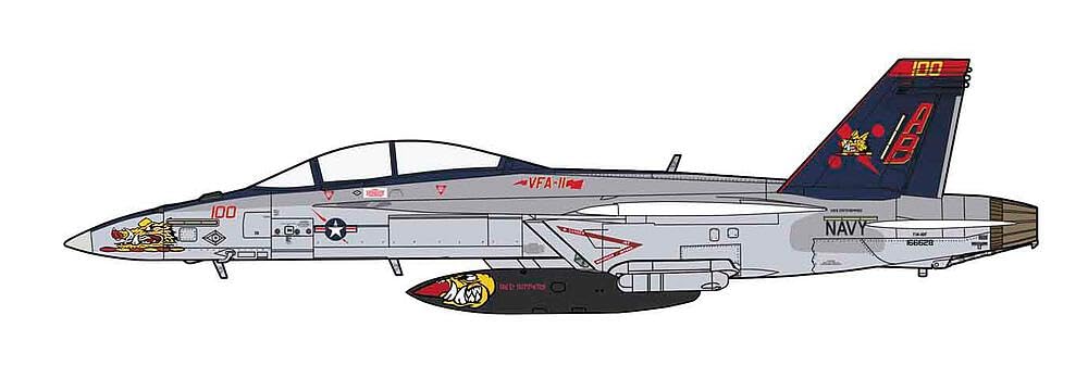 Hasegawa - 1:72 F/A-18F Super Hornet - VFA-11 Red Rippers Cag 2013