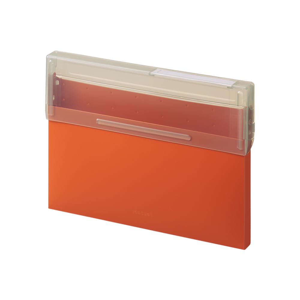 Lihit Lab A2070-4 Congress Case Mutual A5 Terracotta Orange