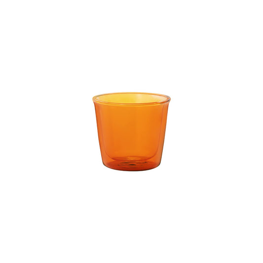 KINTO CAST AMBER 21460 Double Wall Glass, 8.5 fl oz (250 ml), Heat-resistant Glass, Microwave and Dishwasher Safe