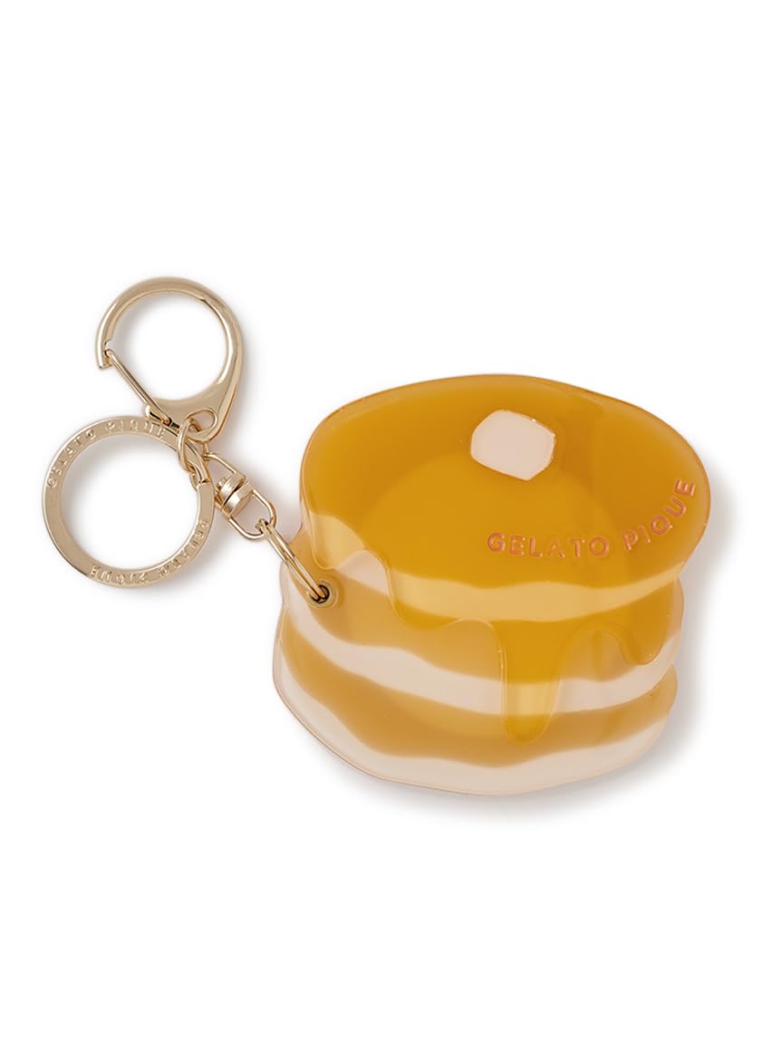 Gelato Pique PWGG244708 Women's High Calorie Sliding Mirror Key Chain, orange, F