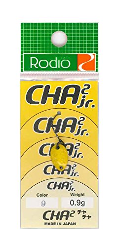 Rodiocraft CHA2 Lure Jr 0.03 oz (0.9 g), #9 Yellow Spoon