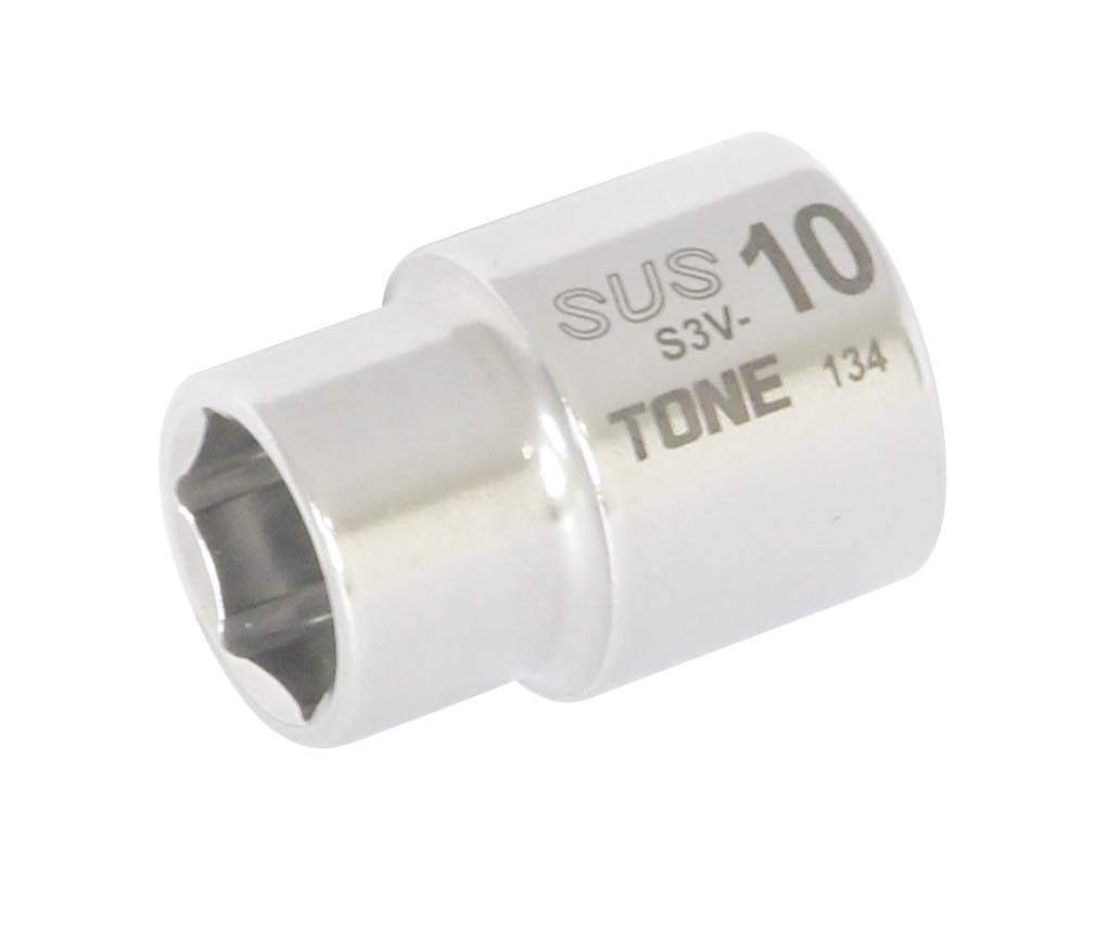 3/8" DriveStainless Steel 6 Point Metric Sockets (S3V-10)