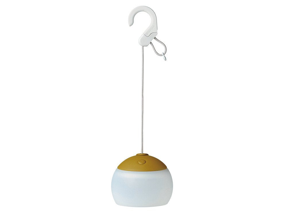Snow Peak's Hozuki Lantern, Moss, ES-070GR, Made in Japan, Lifetime Product Guarantee, Lightweight, Compact for Camping or Backpacking, Camping Light