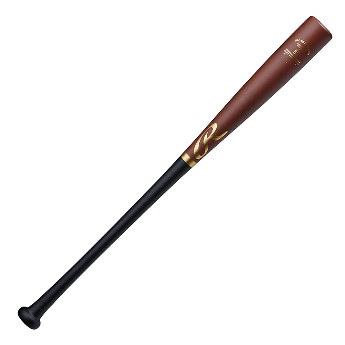 Rawlings BHW4MPAG Baseball Bat Adult PRO Preferred Fiberglass Wrap Maple [Wood] Matte Brown/Matte Black 33.1 inches (84 cm)