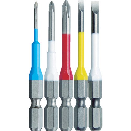 ANEX ACPM5-01 Color Bit with Steps, Assorted Set, Set of 5