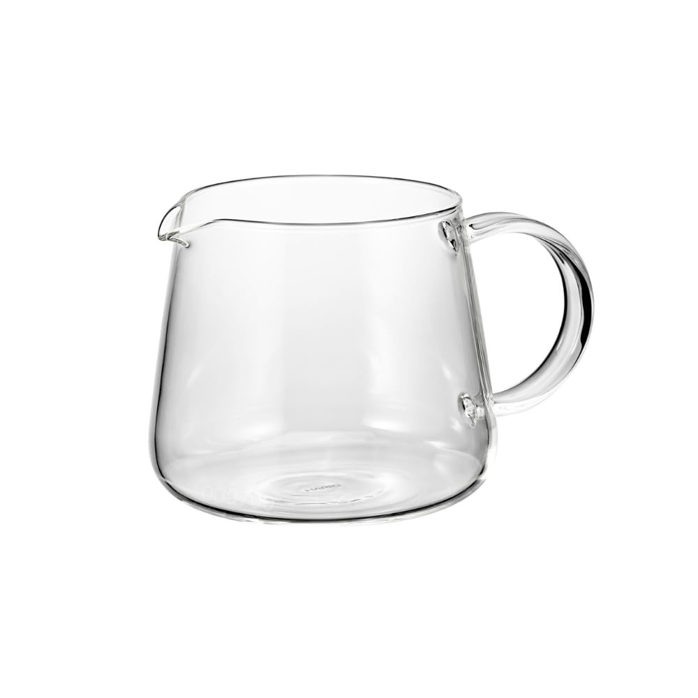 HARIO VBS-36 V60 Barista Server, 360 Clear, 12.2 fl oz (360 ml), For 1-3 Cups, Microwavable, Made in Japan