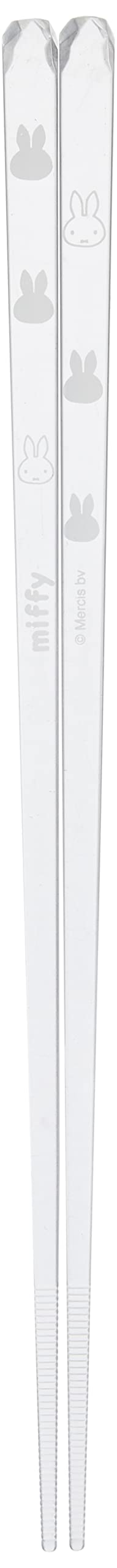 Kaneshotouki 279537 Dick Bruna Miffy Clear Chopsticks 9.1 inches (23 cm), Face White