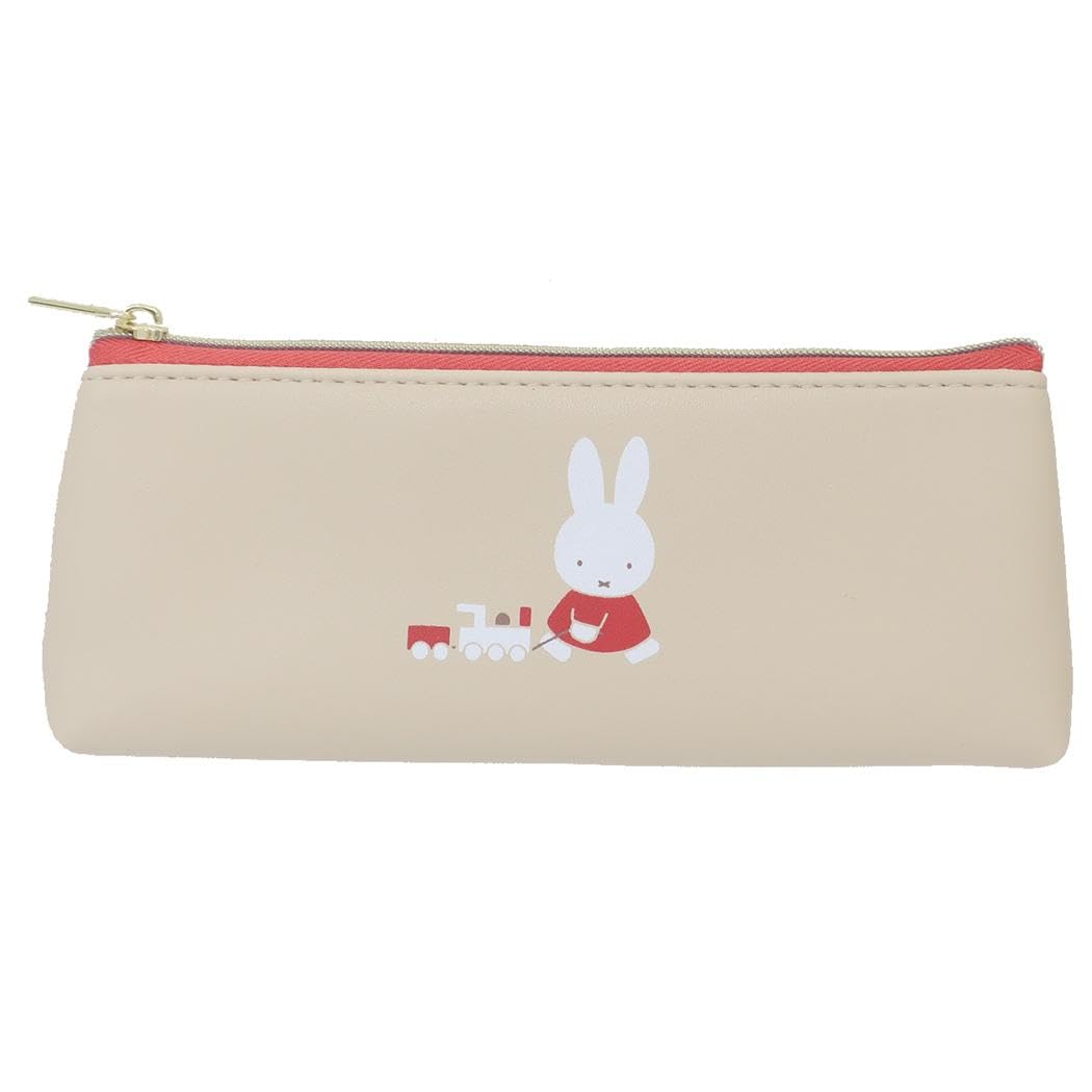 Green Flash Miffy Pen Pouch, Beige