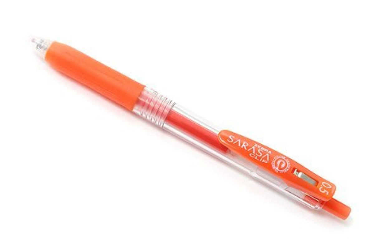 Zebra Sarasa Clip Pen 0.5 mm, Red/Orange (JJ15-ROR)