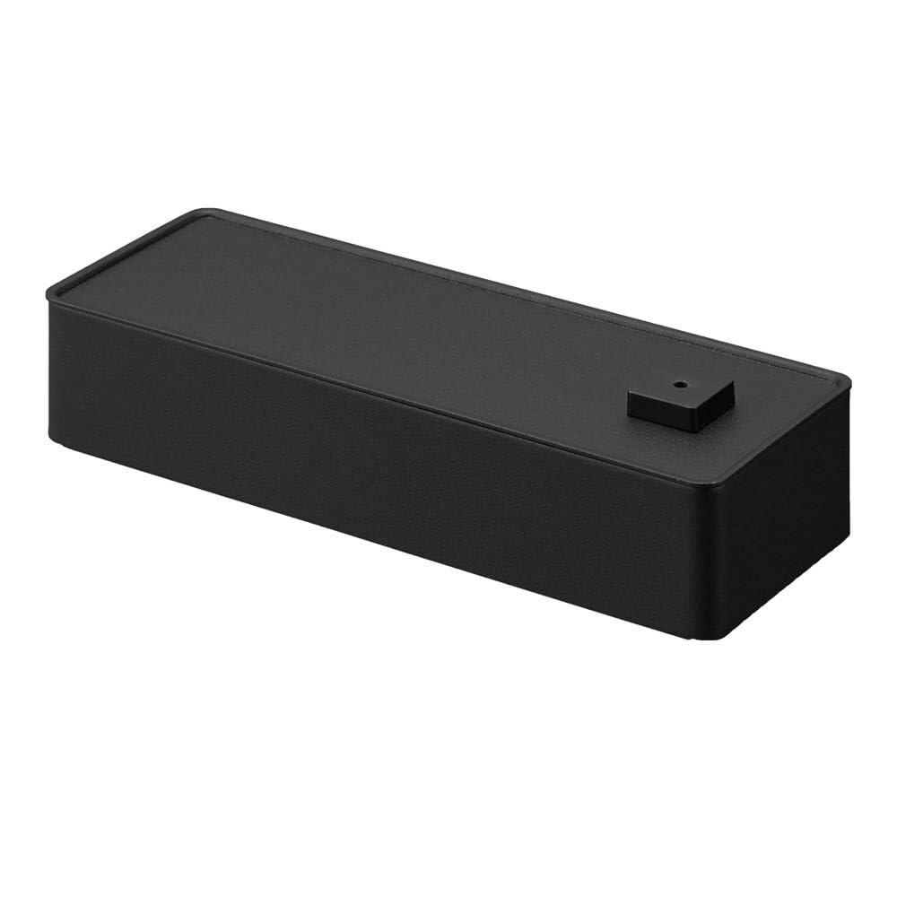 Yamazaki 1870 Incense Storage Case, Black, Main Unit: W 7.9 x D 2.8 x H 1.7 inches (20.2 x 7.2 x 4.4 cm), Tower Incense Holder, Incense Holder