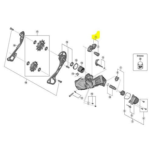 Shimano Spares Unisex's Y3FC98010 Transport & Storage, None, One Size
