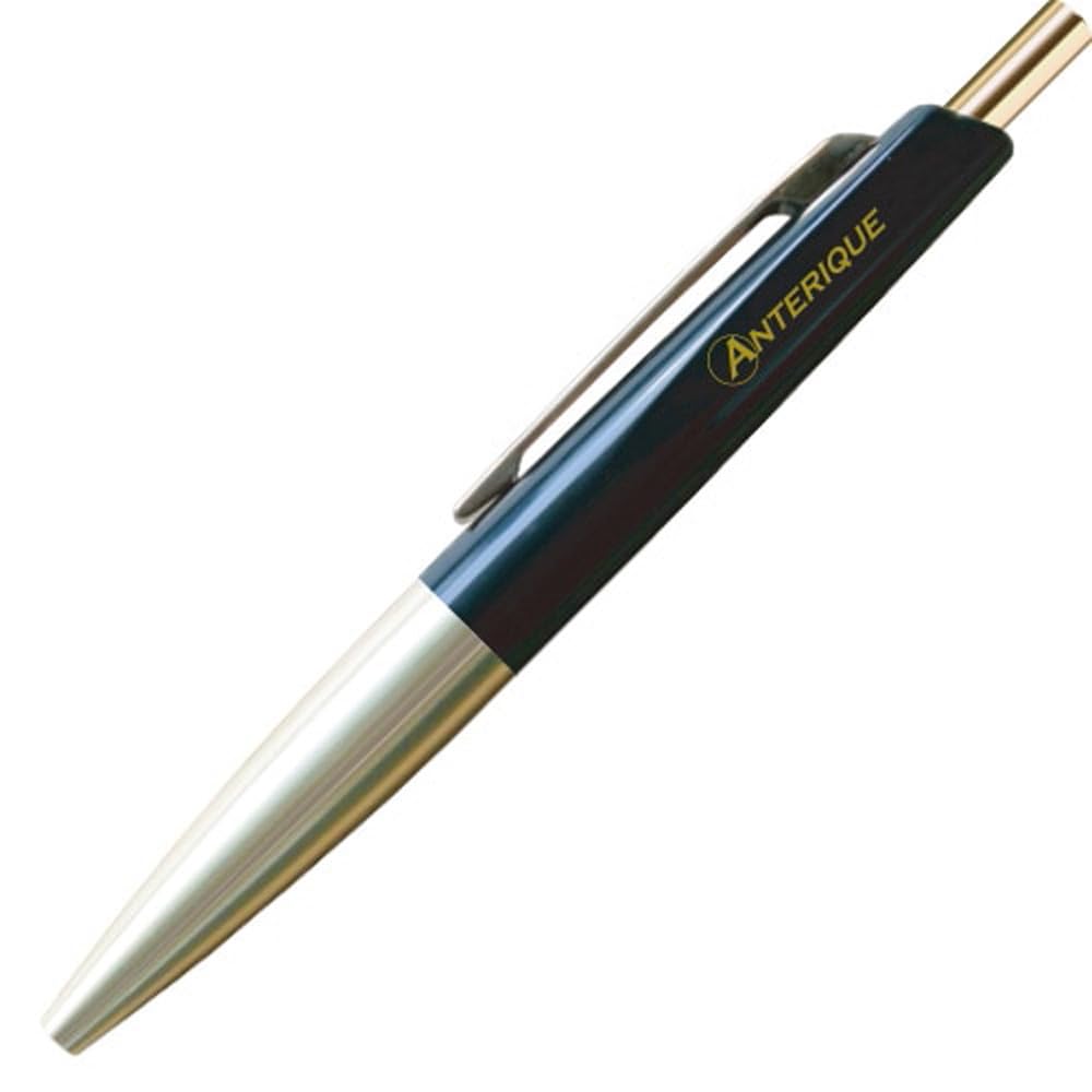 アンテリック(Anterique) Antelic BP20-PB Permanent Ballpoint Pen, 0.5mm, Mini Size, Pitch Black