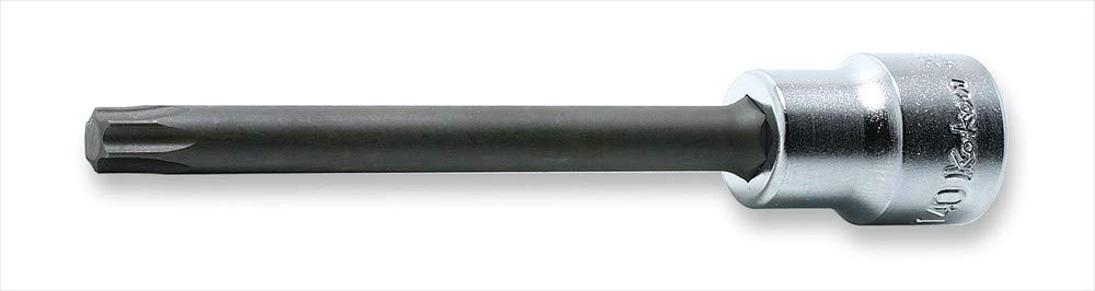 Ko-ken 3025.100R-T30 3/8 Sq. Dr. Round shank TORX T30 Bit Socket- Len 100mm
