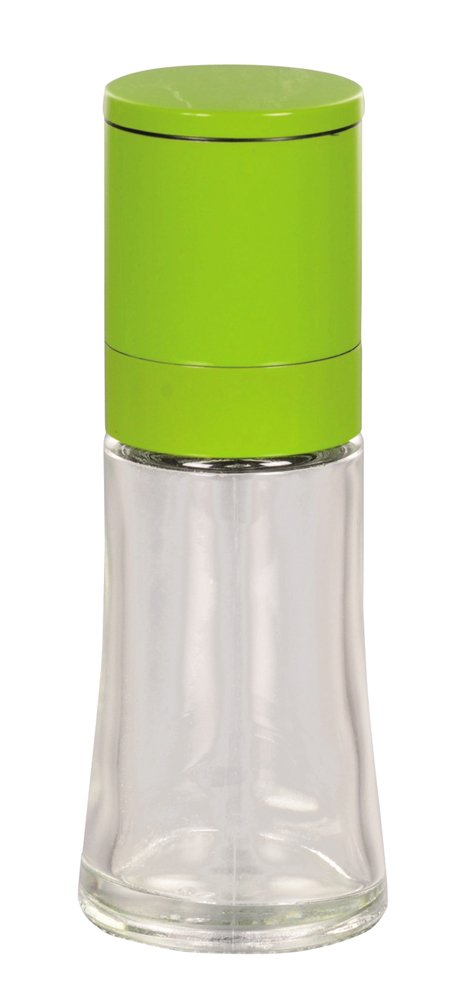 Pearl Metal C-893 Delicious Stay Ceramic Pepper & Salt Mill, Green