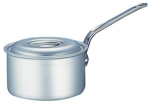 Endo Shoji AEK0802 Meister Single Handed Deep Pot, 7.1 inches (18 cm), Eco Clean Treatment, Aluminum Alloy, Made in Japan