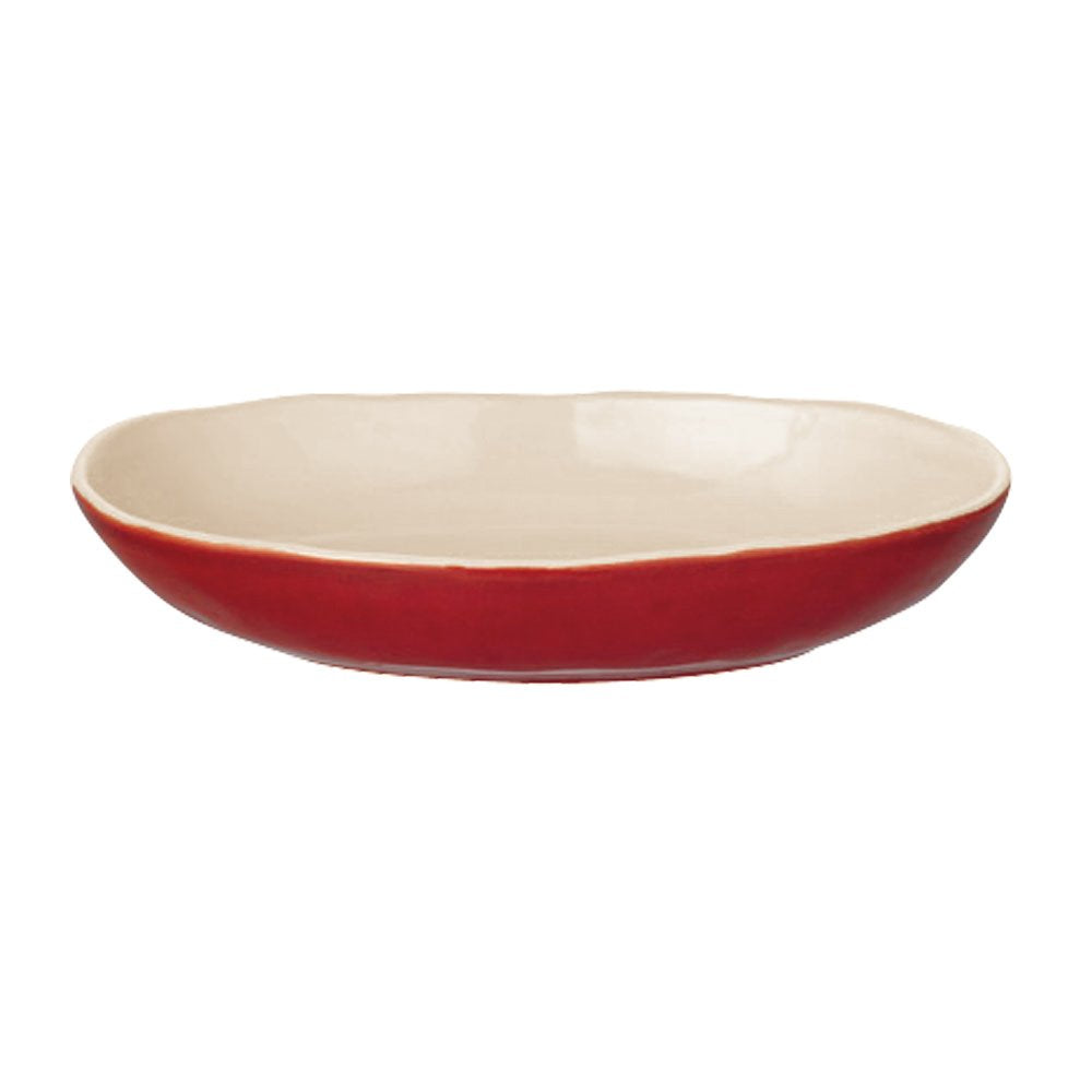 Kinto 34336 Hokkuri Curry Dish, Red