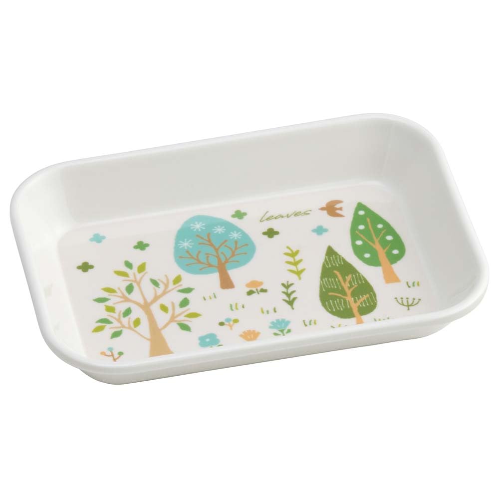 Skater MTSI4-A Small Plate, Melamine, Mini Plate, System, Tableware, M, Tray, Plate, 5.9 x 4.1 inches (15.1 x 10.6 cm), Forest
